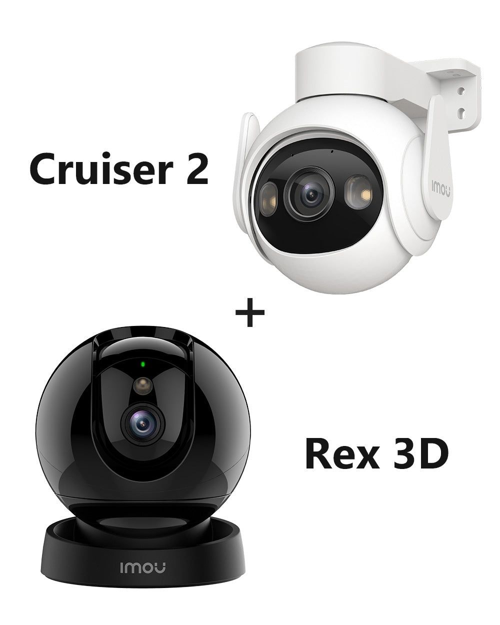 [Cruiser 2 + Rex 3D] 5MP/3MP Outdoor + Indoor Kit