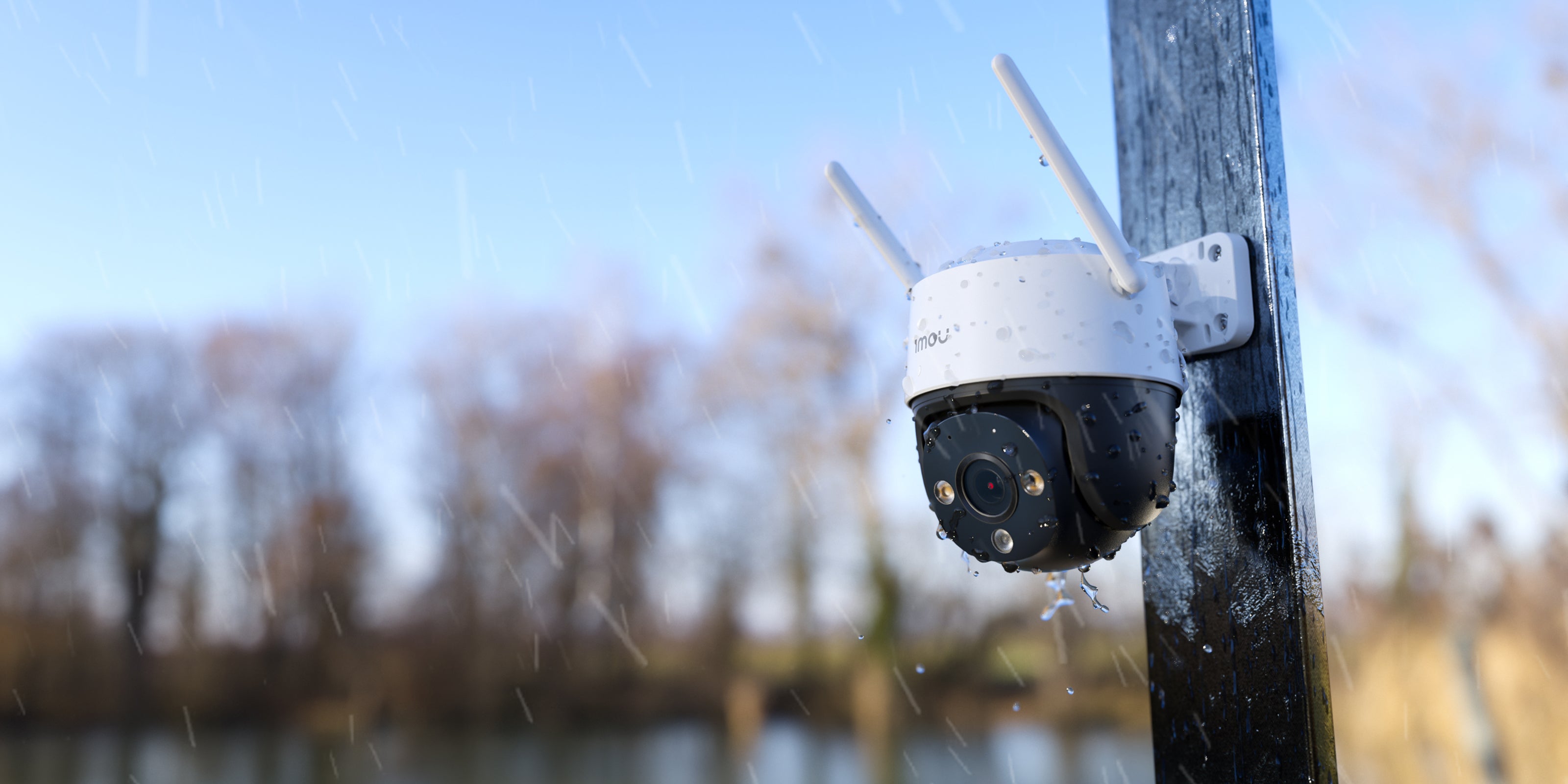 IMOU-Caméra de surveillance extérieure IP WiFi Cruiser 2 PTZ, étanche IP66,  avec vision nocturne, détection humaine, connexion Wi-Fi et RJ45