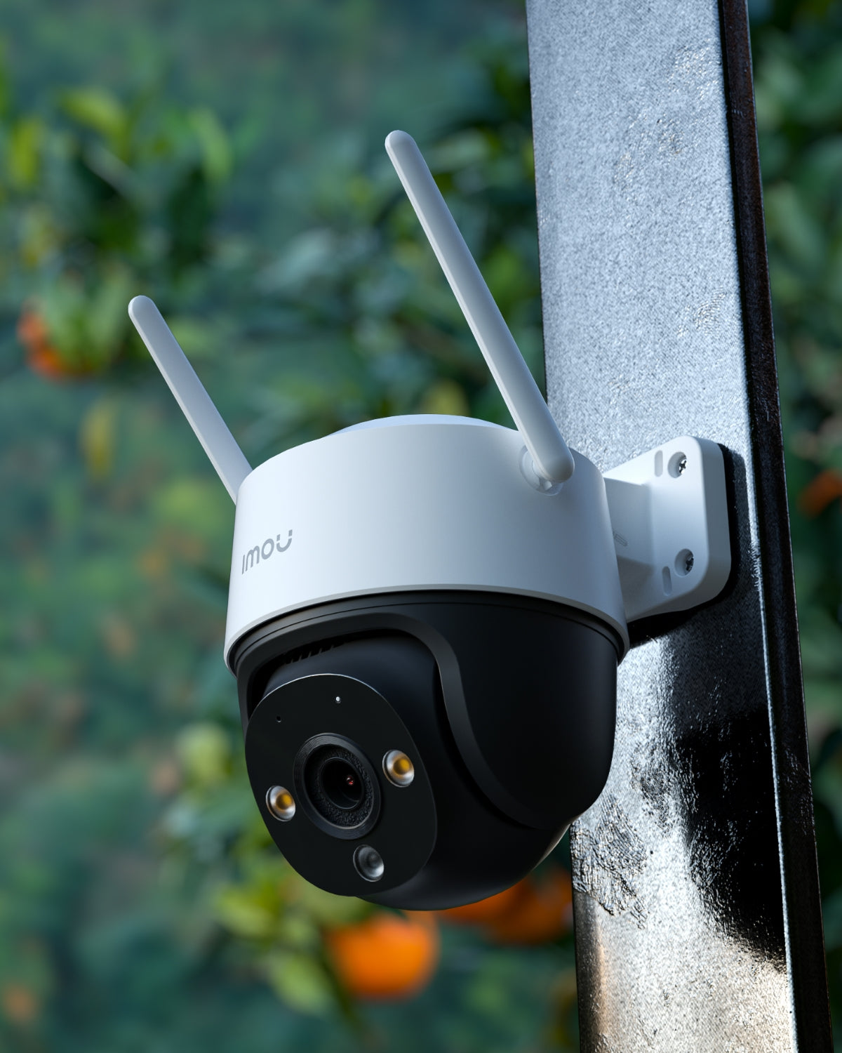 IMOU-Caméra de surveillance extérieure IP WiFi Cruiser 2 PTZ, étanche IP66,  avec vision nocturne, détection humaine, connexion Wi-Fi et RJ45